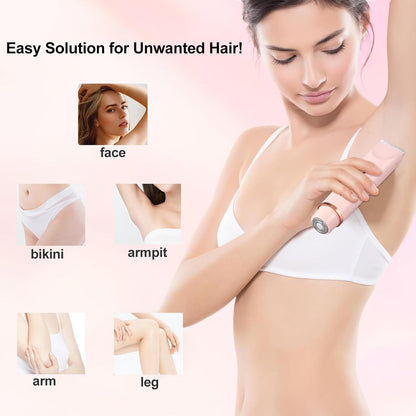 Bikini Trimmer for Women - Painless Electric Razors for Silk Skin