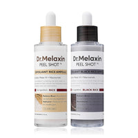 Peel Shot Glow White and Black Rice Ampoule Duo