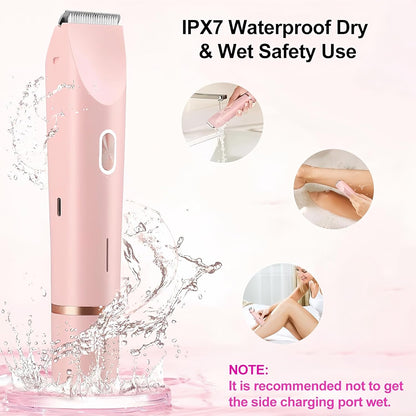 Bikini Trimmer for Women - Painless Electric Razors for Silk Skin