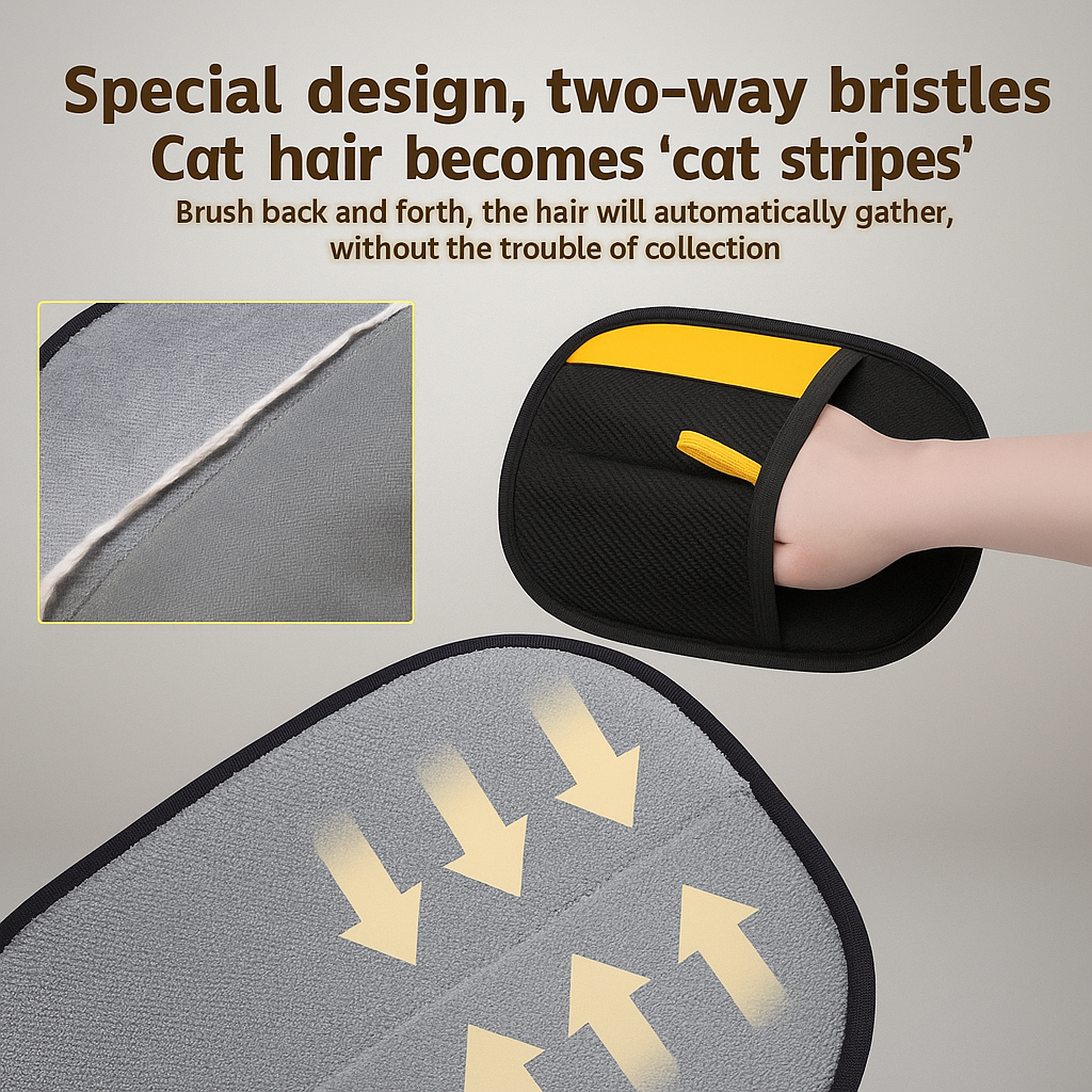 Eco-Friendly Pet Hair Remover Gloves™