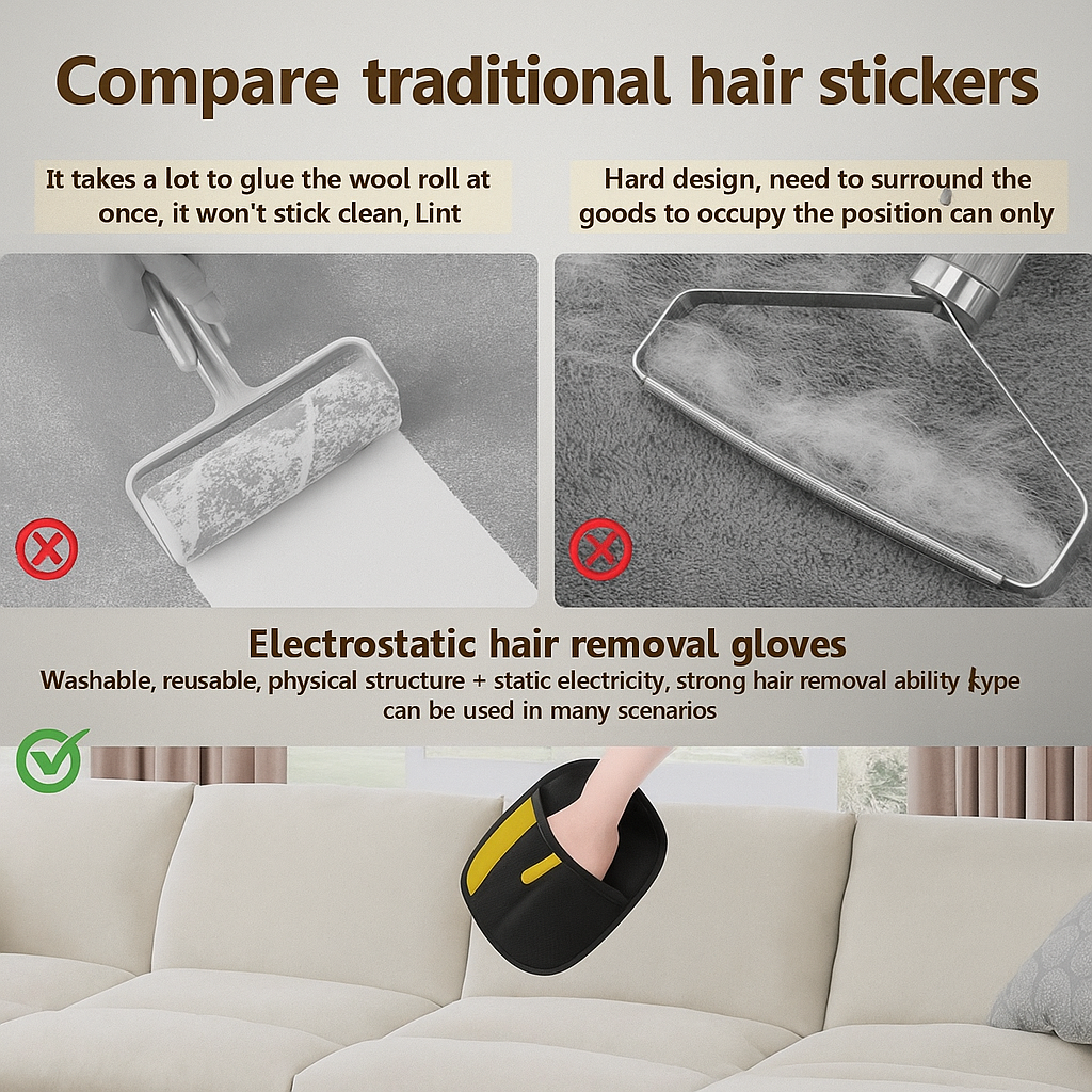 Eco-Friendly Pet Hair Remover Gloves™