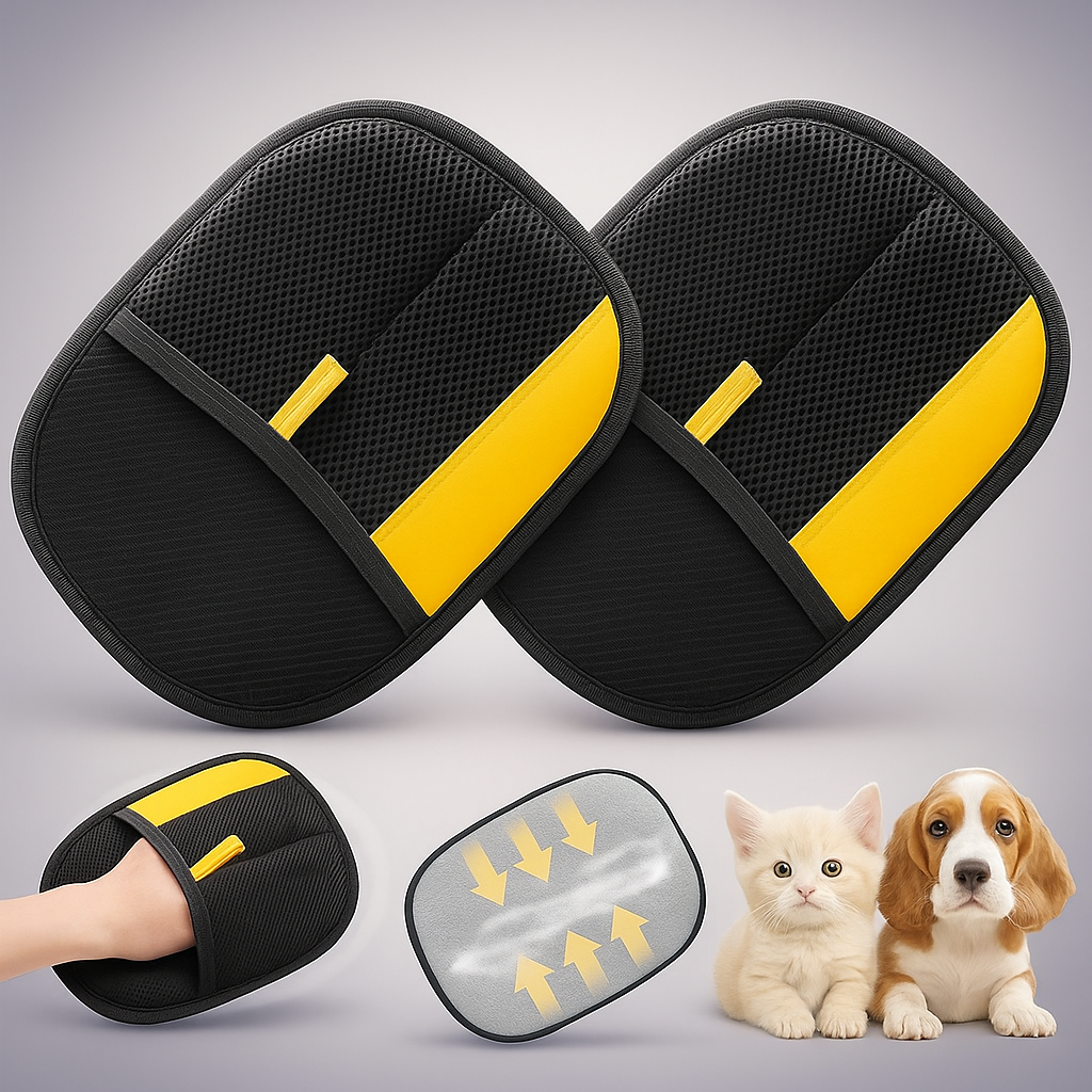 Eco-Friendly Pet Hair Remover Gloves™