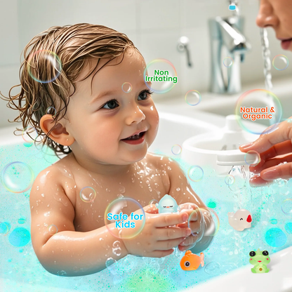 Bath Bombs for Kids with Surprise Inside, Natural Organic Kids Bubble Bath