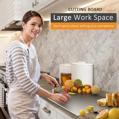 Food Grade Stainless Steel Chopping Board Non-slip Edge Kitchen Tool