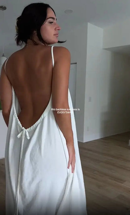 Women's Backless Cami Dress